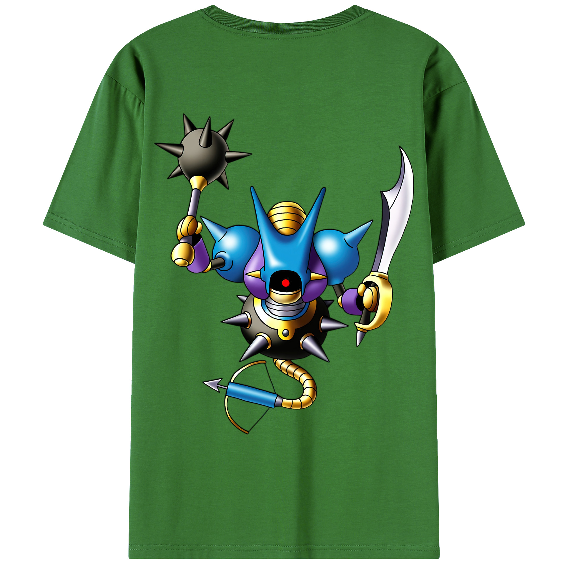 （画像用） ドラゴンクエスト Doragon Kuesuto Dragon Quest レディース半袖Tシャツ(バックプリント)